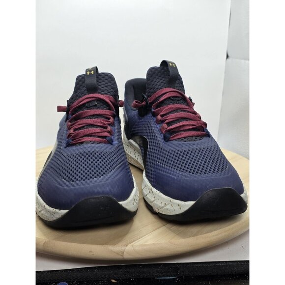 Under Armour Project Rock BSR 3 Training Shoes 3026462-402 Navy Gold Men's 10.5 - Picture 2 of 7